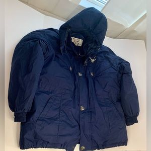 Triple F.A.T. Goose Down Winter Vintage Parka Med Navy